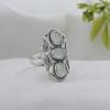 Aquamarine Silver Ring, 100% 925 Sterling Silver Handmade Jewelry, Silver Jewelry, Women Ring Ar8937