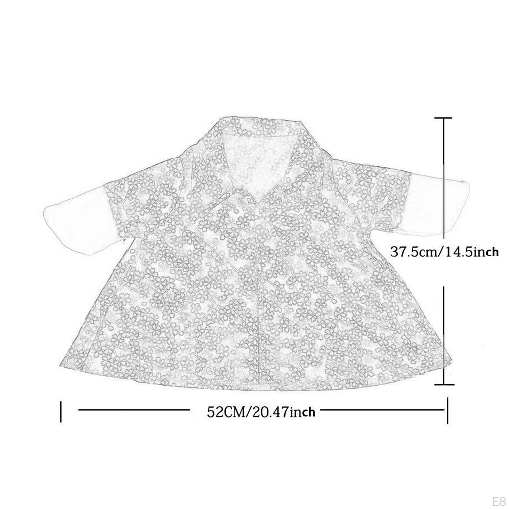 Goose Outfit Costume Lawn Porch Clothes for 23" Statue Patio Outdoor