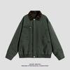 Pure Cotton Jacket for Men's New Jacket American-style Washing and Old Lapel Men's Spring and Autumn Clothing