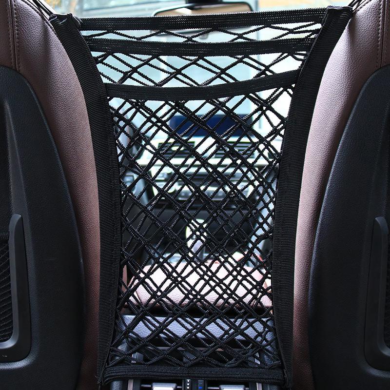 Universal Auto Sitzlücken Doppelschicht Organizer Netz