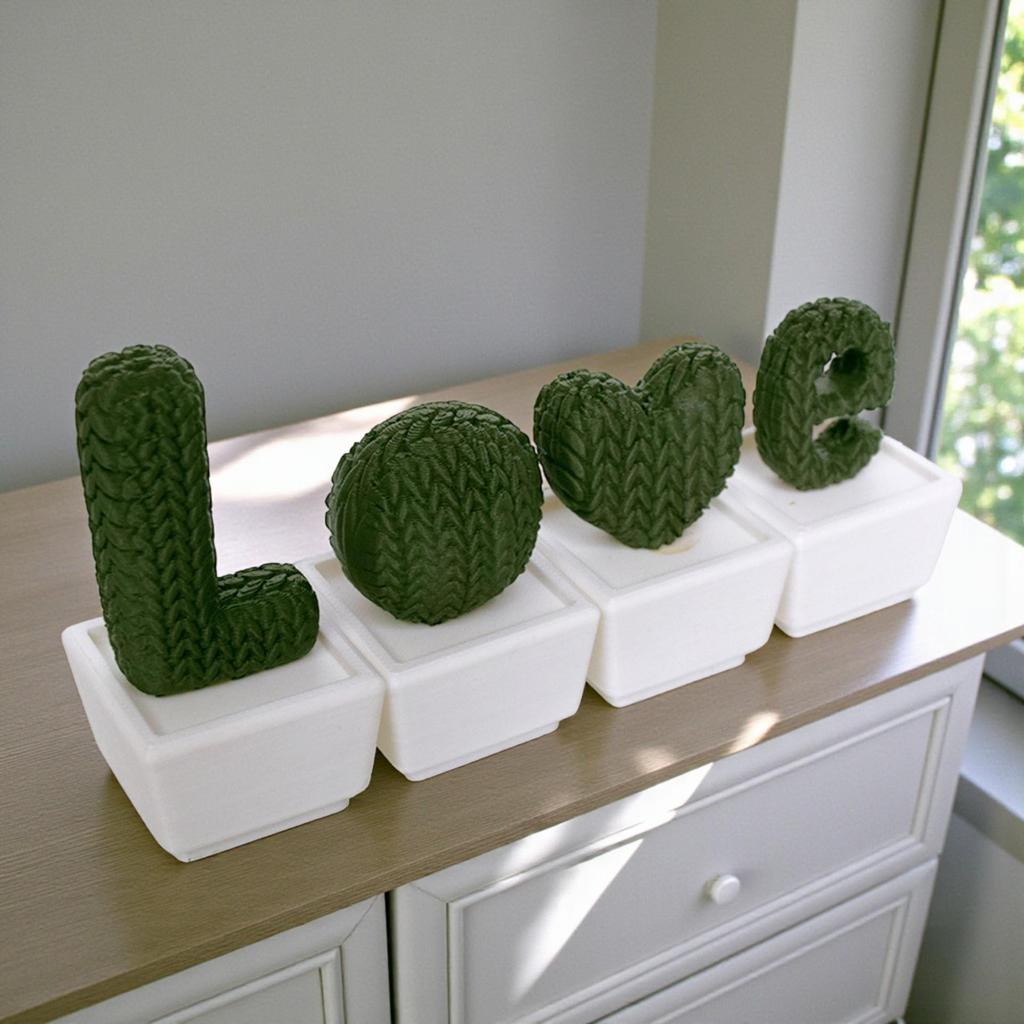 3D Printed Cactus Green Plant Ornament - Creative Home Decoration Craft