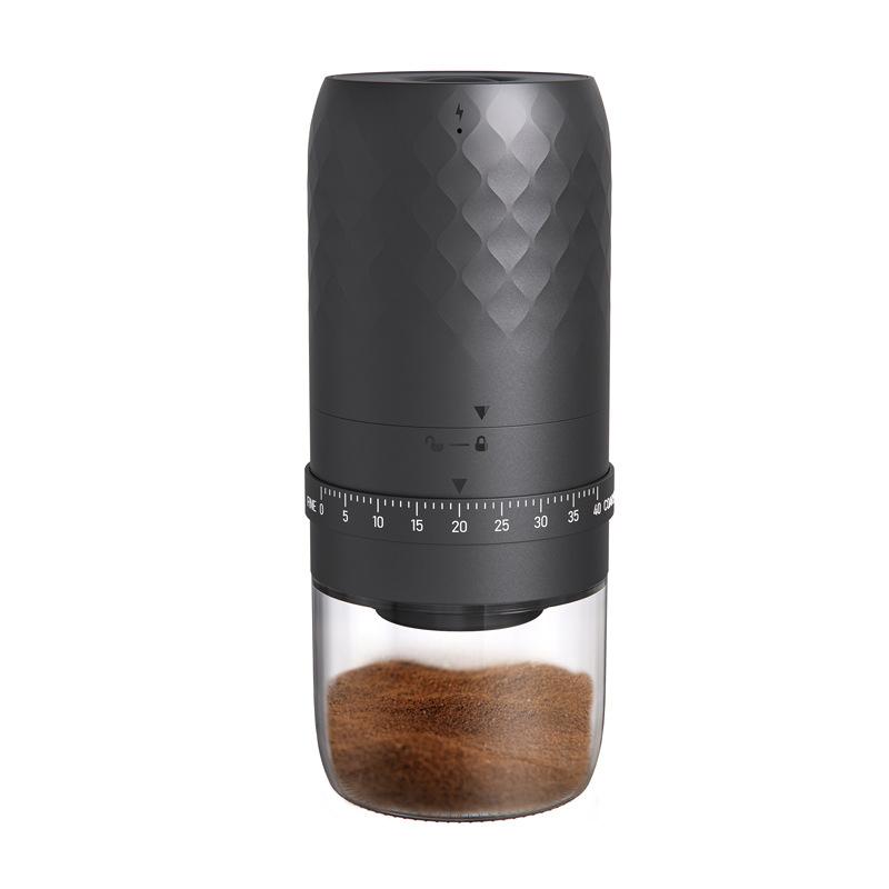 Portable Electric Coffee Grinder Rechargeable Adjustable Grind Settings for Home Use Hand Brewing Fresh Coffee Beans