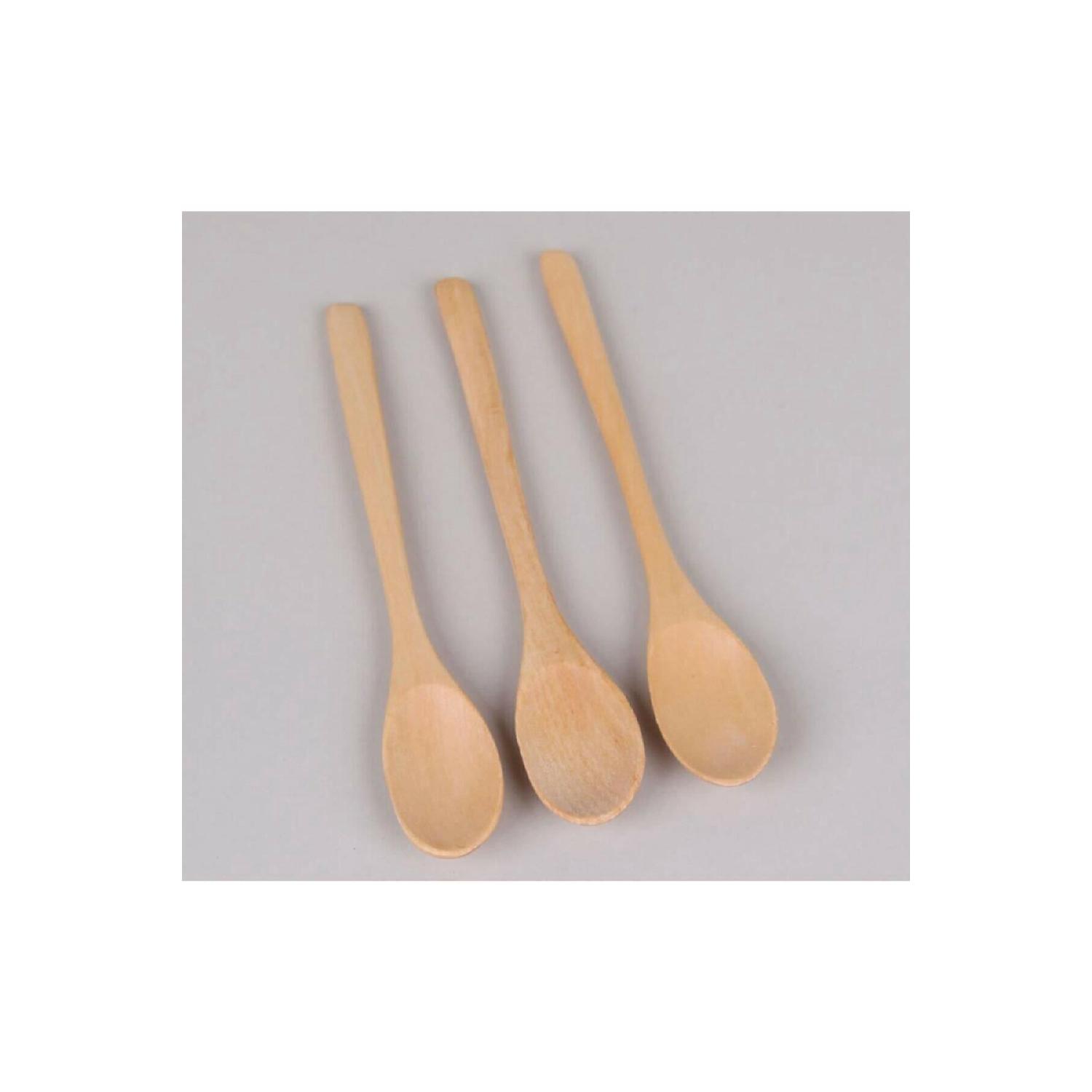 

Wooden Food Preparation Serving Spoons 3 Pieces Wooden 23 Cm Tall Spoons