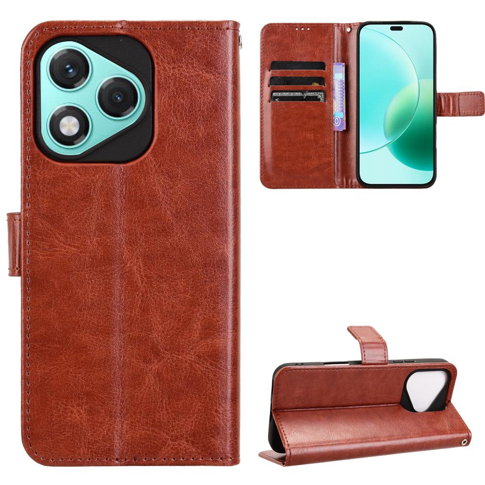 Flip Cover For Honor 400 Lite Leather Case [Flip Vintage Leather] Wallet Shockproof Durable Retro Phone Case