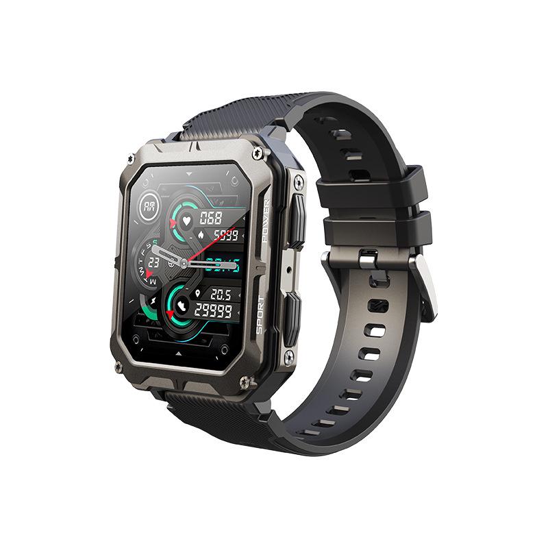 C20pro Smartwatch: Outdoor Sports, Bluetooth Calling, Pedometer, Heart Rate & Blood Oxygen Monitor