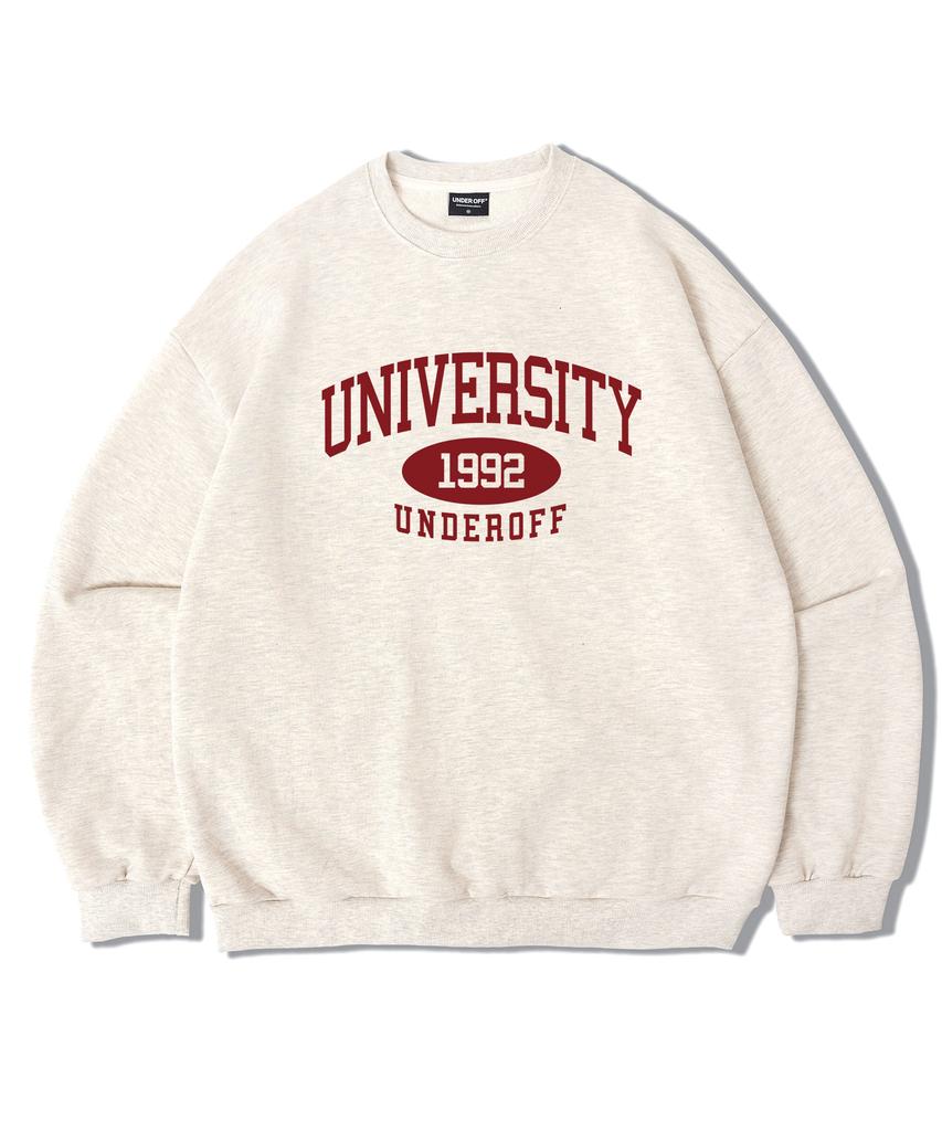 UNDEROFF Authentic Relaxed University Sweatshirt Green