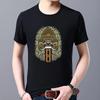 Casual Travel Sports Breathable Quick-drying O-neck Men's Top  T-shirt Summer Popular Pirate Skull Pattern Printed Shirt