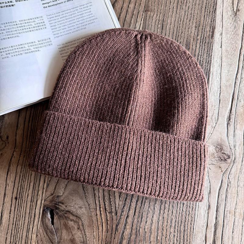 Knitted Beanie Hat Men Women Winter Warm Streetwear Casual Couple Cap