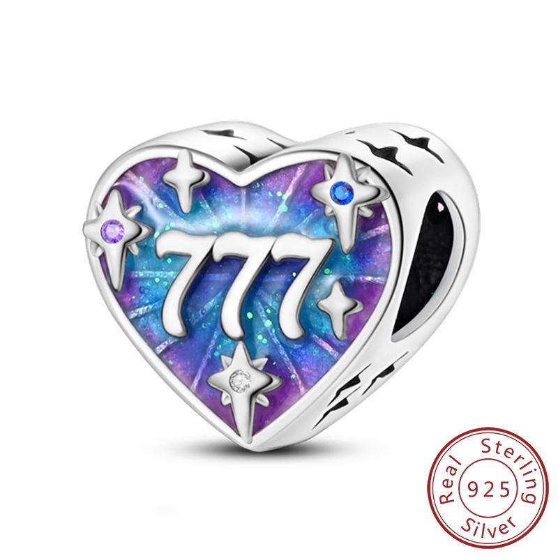 New Copper Charm Beads Family Sister Love Heart Beads Fit Original Bracelets Diy Pendant Woman Jewelry Gift