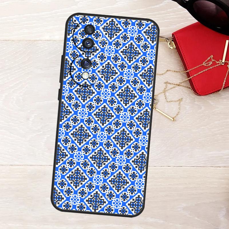 Ukraine Ornament Pattern Case For Honor 400 Pro 200 50 70 90 X9a X9b X9c X9d X8a X8b X8c Magic 7 Lite 5 6 8 Pro Cover
