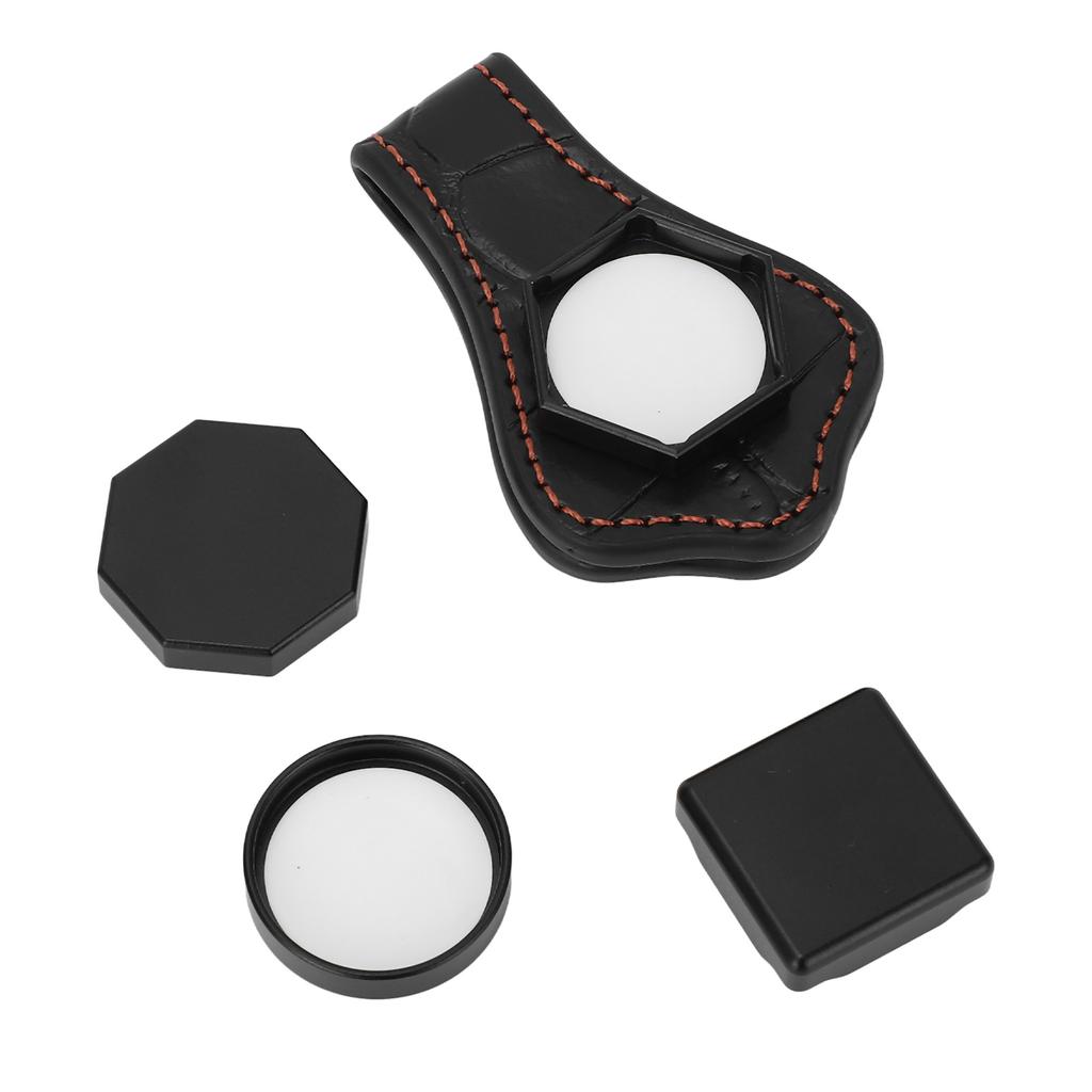 Billiard Chalk Holder Magnetic Hexagonal Octagonal Round Square Aluminum Single Section Pool Cue