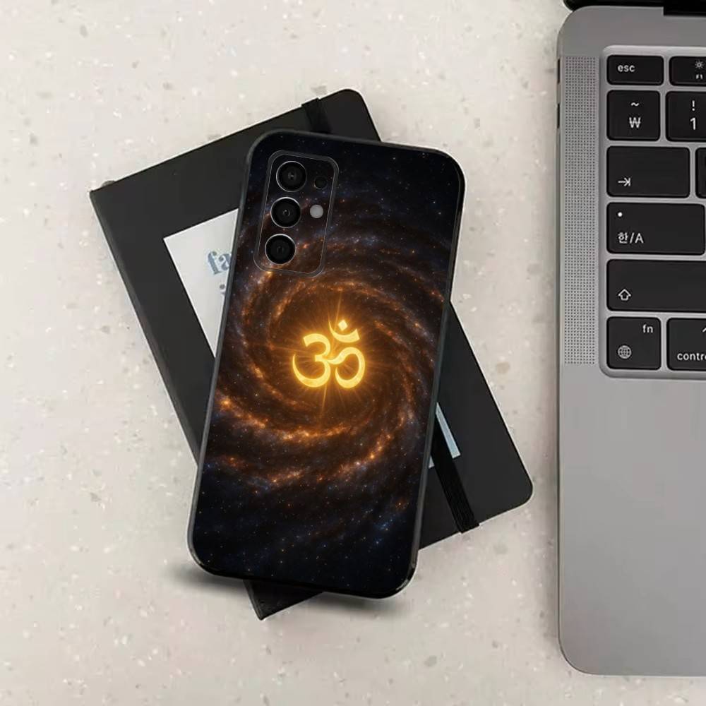 Sports Aum O-Om Yoga Indian Case For Samsung Galaxy A73,52,71,53,32,72,41,J7,22,Note,31,8,9,Soft Black Silicone Cover SamsungA31