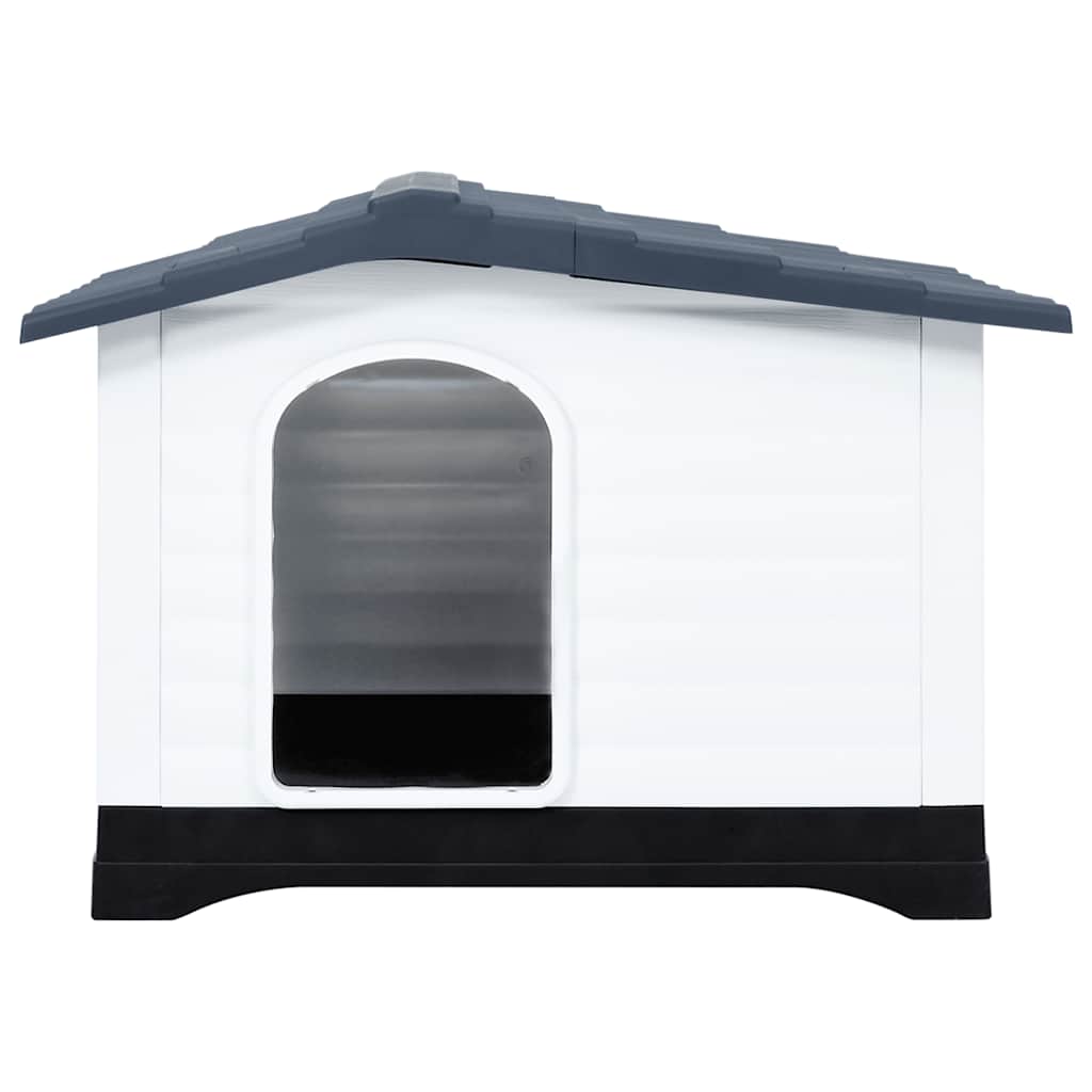 Vidaxl Buda Dla Psa, Szara, 90,5X68X66 Cm, Polipropylen