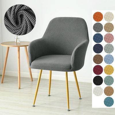 1/4/6Pcs Elastic Polar Fleece High Arm Chair Covers Dining Adjustable Armchair Covers El Bar Seat Slipcovers For Home Wedding