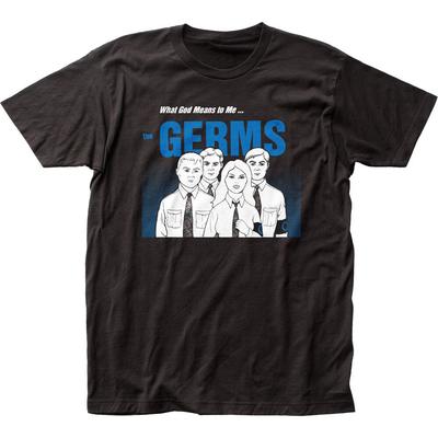 Keime Was Gott für mich bedeutet Herren T-Shirt Rock and Roll Musik Band T-Shirt Schwarz