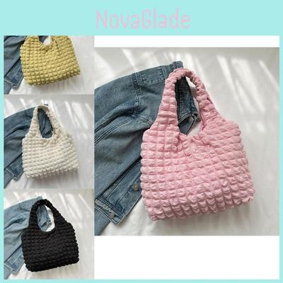 Chic Summer 2024 Trendy Street Cotton Tote Bag Stylish Shoulder Bag For Women
