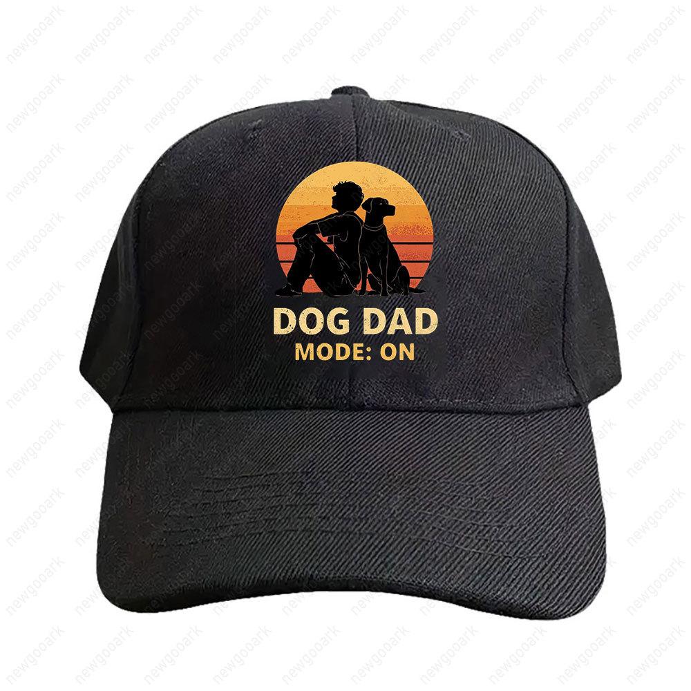 

Dog Dad Mode ON Life with My Best Friend Cap Summer Women Unisex Peaked Hat Fashion Adjustable Printed Baseball Caps Adjustable