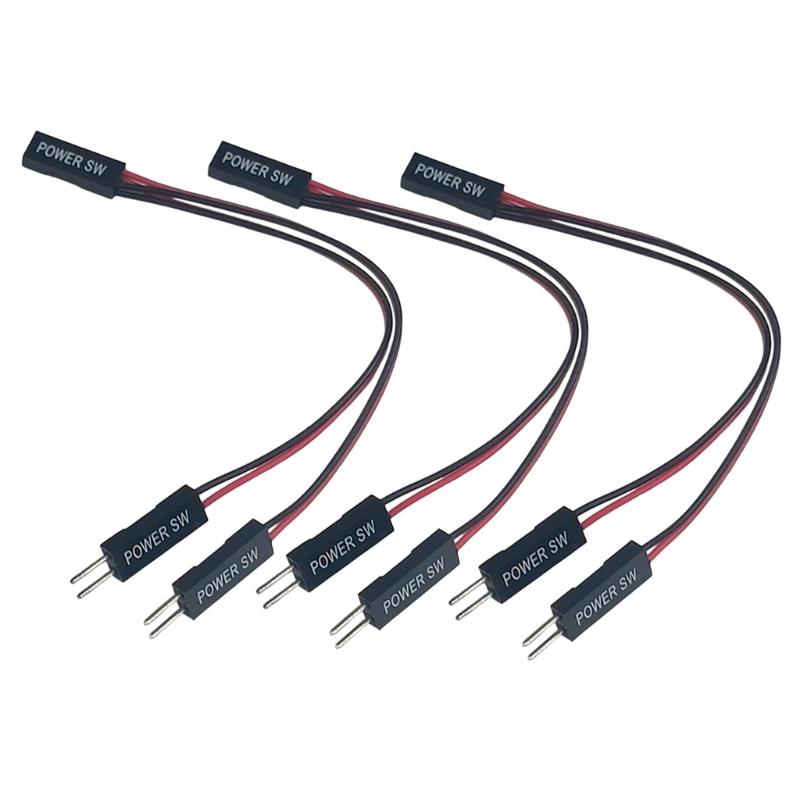 High Compatibility Motherboards Power Switches Splitter Cable for ATXes MicroATX Systems with Plugs and Play Design