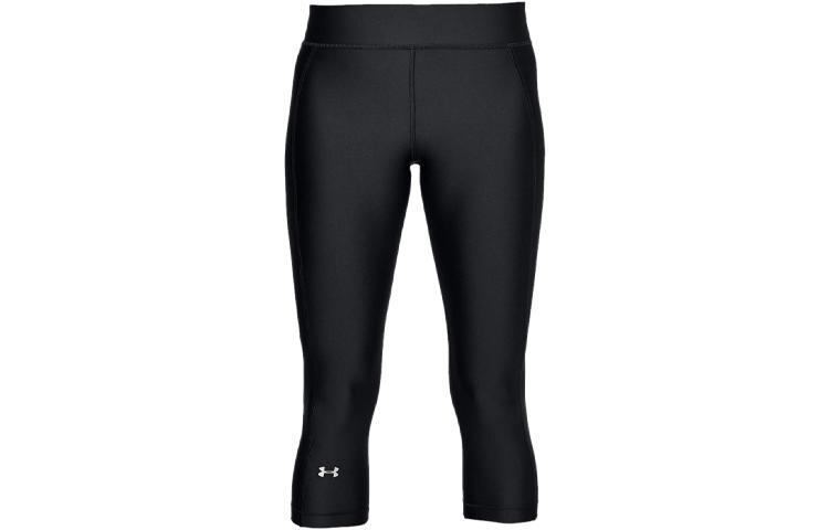 Under Armour HeatGear Yoga Pants Women s Black Moderate 1309652-001 S