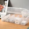 1pc Desktop Cable Organizer Box with Drawer - PET Material, Ideal for Home Office Use, Keeps Charging & Data Cables Tidy