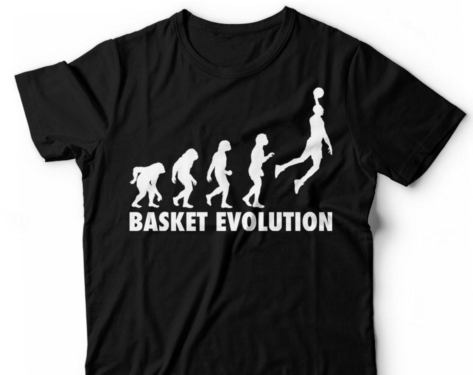 Basketball Evolution T-shirt - Basketball Evolution Basketball Champions 2XL