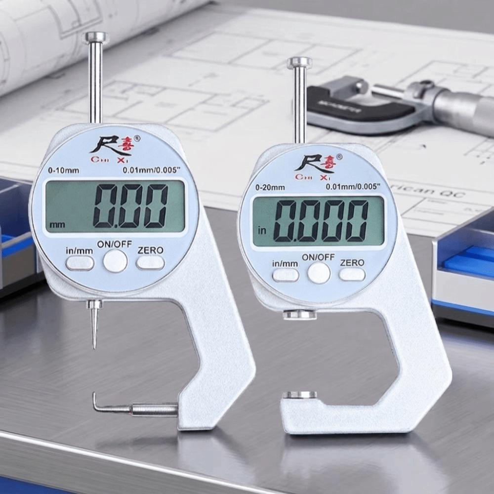 High Precision Digital Thickness Gauge 0-10 0-20mm Thickness Meter  Cloth Measurement