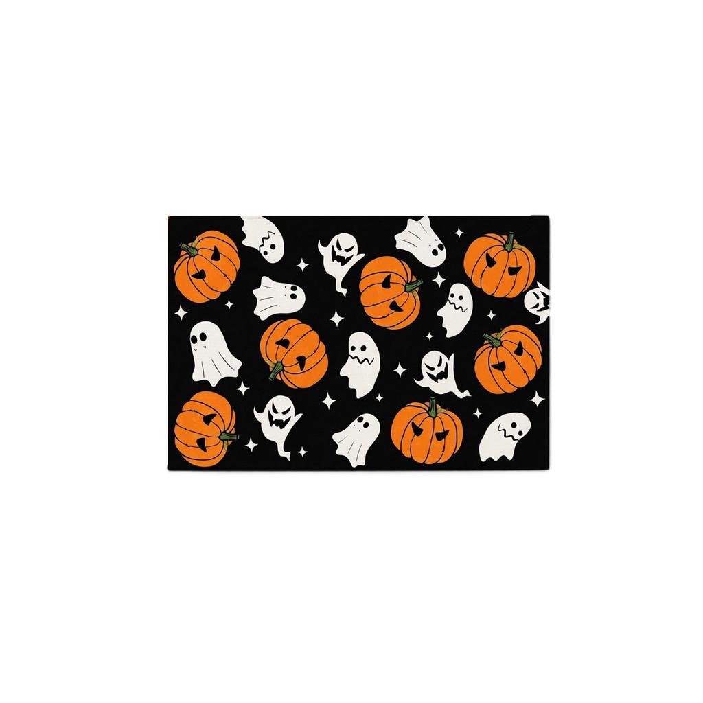 Halloween Linen Placemats for Dining Table - Natural , Stain , Heat Holiday Table Decor, Festive