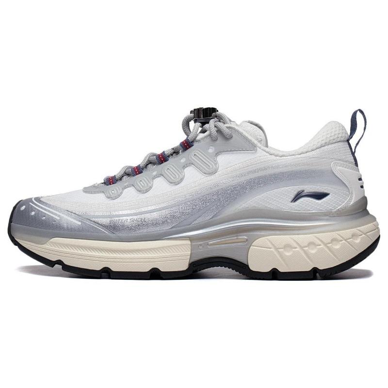 Li-Ning Men Fabric Low-top Casual Running Shoes Grey AGLT047-5 41