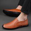 FashionLuxury Leather Shoes Italian Moccasins Formal Driving Shoes Men Loafers Slip On Flats Casual Shoes Men Sneakers Plus Size 37-46
