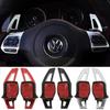 Car Steering Wheel DSG Shift Paddle Extension Shifters Sticker For Volkswagen Tiguan Golf6 MK6 Jetta GTI R20 R36 CC Scirocco EOS