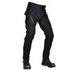 Upgrade Men Motorcycle Riding Pants Waterproof Windproof Reflective Motocross Racing Trousers with 4 X CE Armor Knee Hip Pads