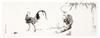Yamamoto Jin Shoten Double Gauze Hand Towel with Flock of Chickens Design [5025]
