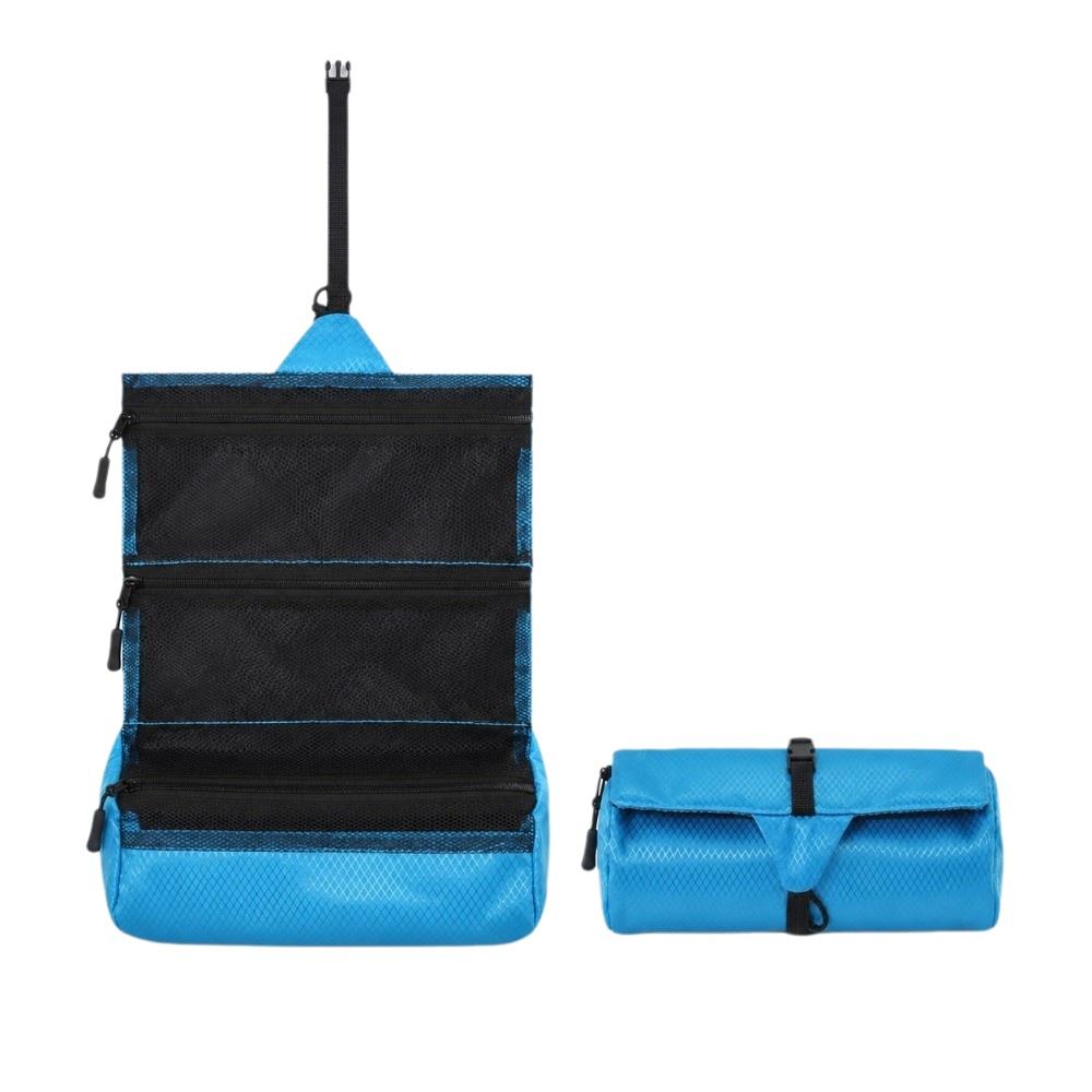 Waterproof Foldable Cosmetic Organizer Portable Storage Pouch Gift Hanging Toiletry Bag Unisex