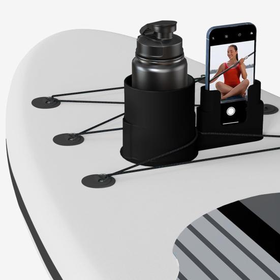 Držák na nápoje a telefon pro kajak, Držák na mobilní telefon a kelímek na paddleboard, Držák na láhev s vodou a rybářské náčiní pro surfové prkno, Příslušenství pro kajak