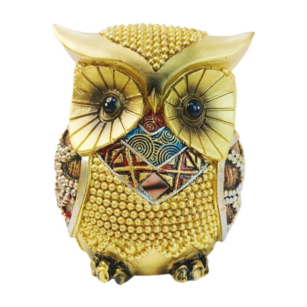 Owl Statue Miniature Owl Figurine Bedroom Yard Desk Multipurpose Display Wedding