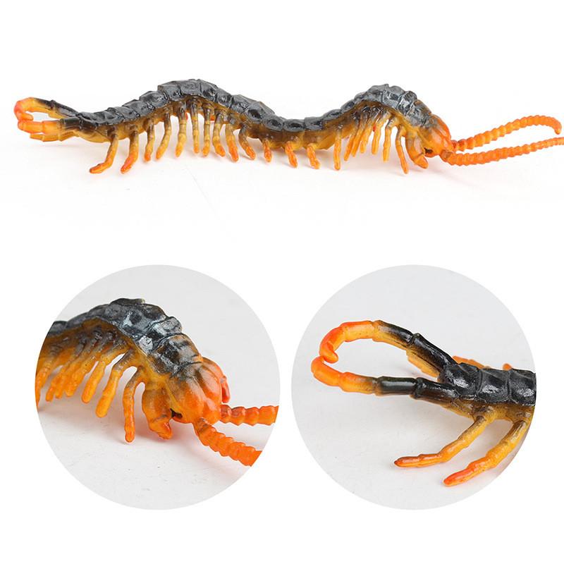 High Quality Static Centipede Figurine For Children Educational Playtime Fun