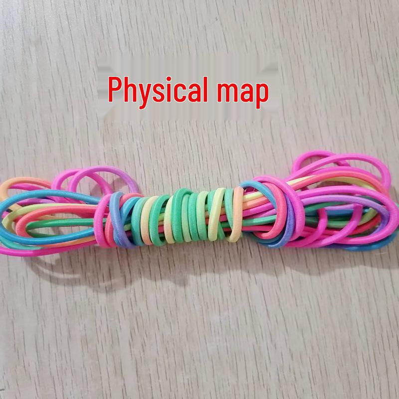 

Детская ностальгическая многоцветная скакалка: Семицветная резинка в стиле 80-х, идеально подходящая для начальных видов спорта. 5 meters