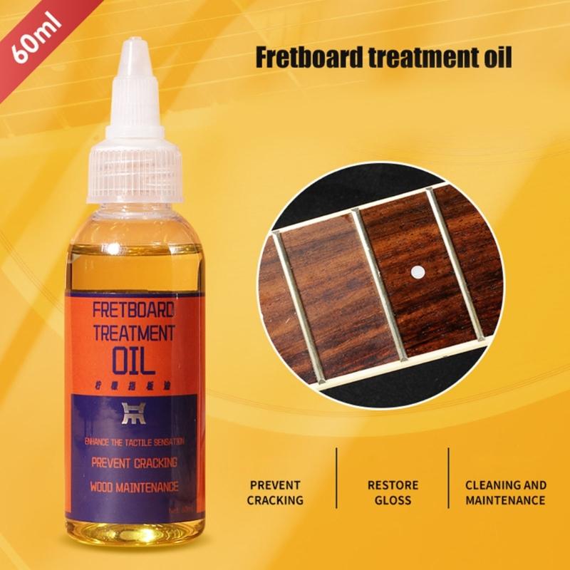 Comprehensive Acoustic Guitar String Care with Natural Lemon Oil for Fretboard Protection Cleaning and Portable Use