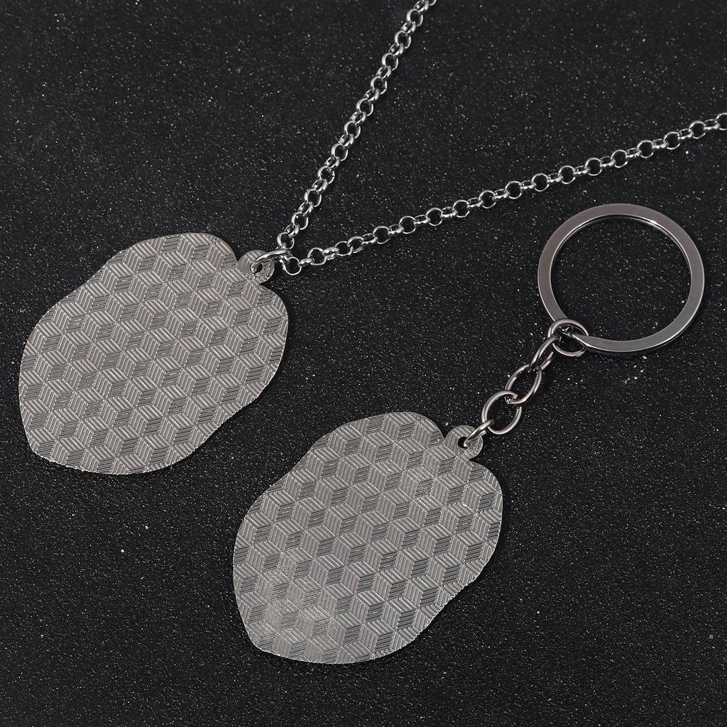 Resident Evil Raccoon City Police Badge Necklace STARS Keychain Metal Gift for Women Men Backpack Accessories