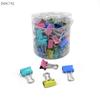 60 Pcs Assorted Mini Metal Binder Clips - 15mm Grip Clips For Office Notes And Letter Organization