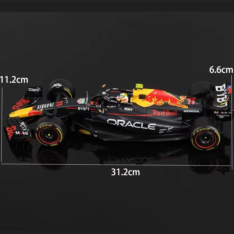 Bburago 1:18 Red Bull RB19 F1 Car Model 2023 Formula Racing Large Size Special Edition #1 Max Verstappen Alloy Diecast Toy