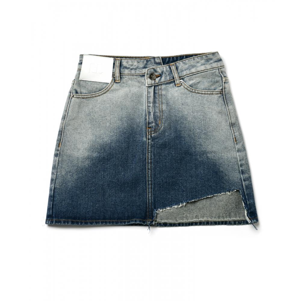 

Джинсовая юбка с вырезами FREI