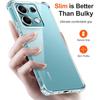 Silný nárazuvzdorný silikonový průhledný kryt na telefon pro Xiaomi Redmi Note 13 5G 13 Pro 4G 12 5G 11S 4G 10 Pro Ochranný zadní kryt