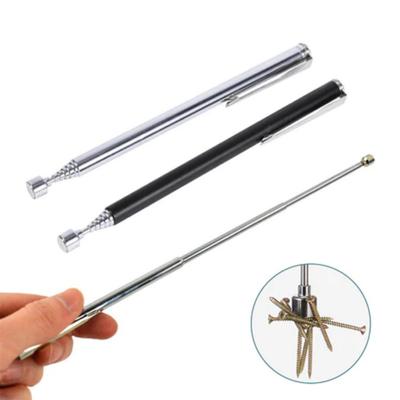 Mini Caneta Magnética Telescópica Portátil Ímã Ferramenta Prática Capacidade para Pegar Porca Parafuso Extensível Vareta de Coleta Bastão Portátil