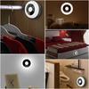 LED Night Light PIR body Motion Sensor USB Rechargeable Battery Powered Auto Wall Light Bedside Hanger/Sticker Cabinet