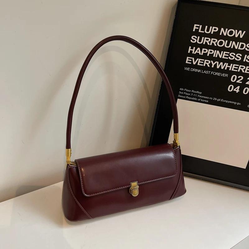 Modische PU Baguette Umhängetaschen heiß in Mode Herbst und Winter neue Stile Luxusgefühl Umhängetaschen für Frauen hohe Qualität