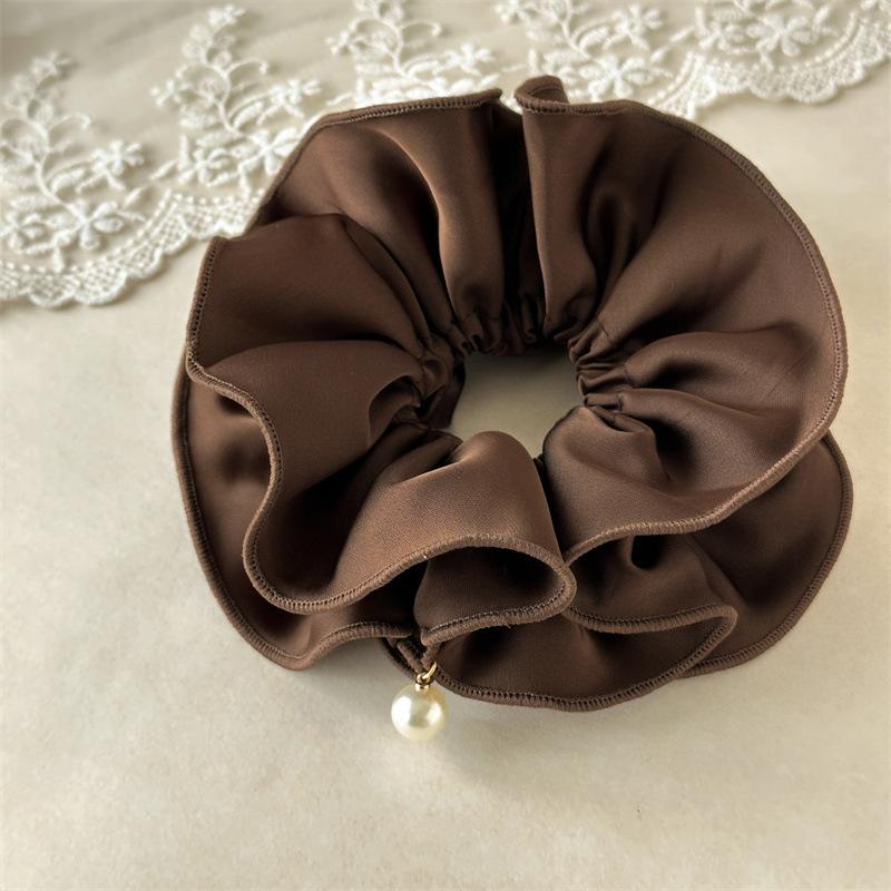 Elegant Pearl Decorated Scrunchies Fashion Hair Tie for Women Aesthetic Bridal Shower Gift