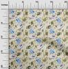 oneOone Cotton Flex Amethyst Fabric Kids Animal Sewing Fabric by The Yard Printed DIY Clothing Sewing Supplies 40 Inch