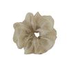 Hair Tie for Women, High Elastic Mesh Fabric Hair Rope, Plaid Pattern Lightweight Soft Half-Tied Updo Ponytail Holder, Korean Style Hair Accessory
