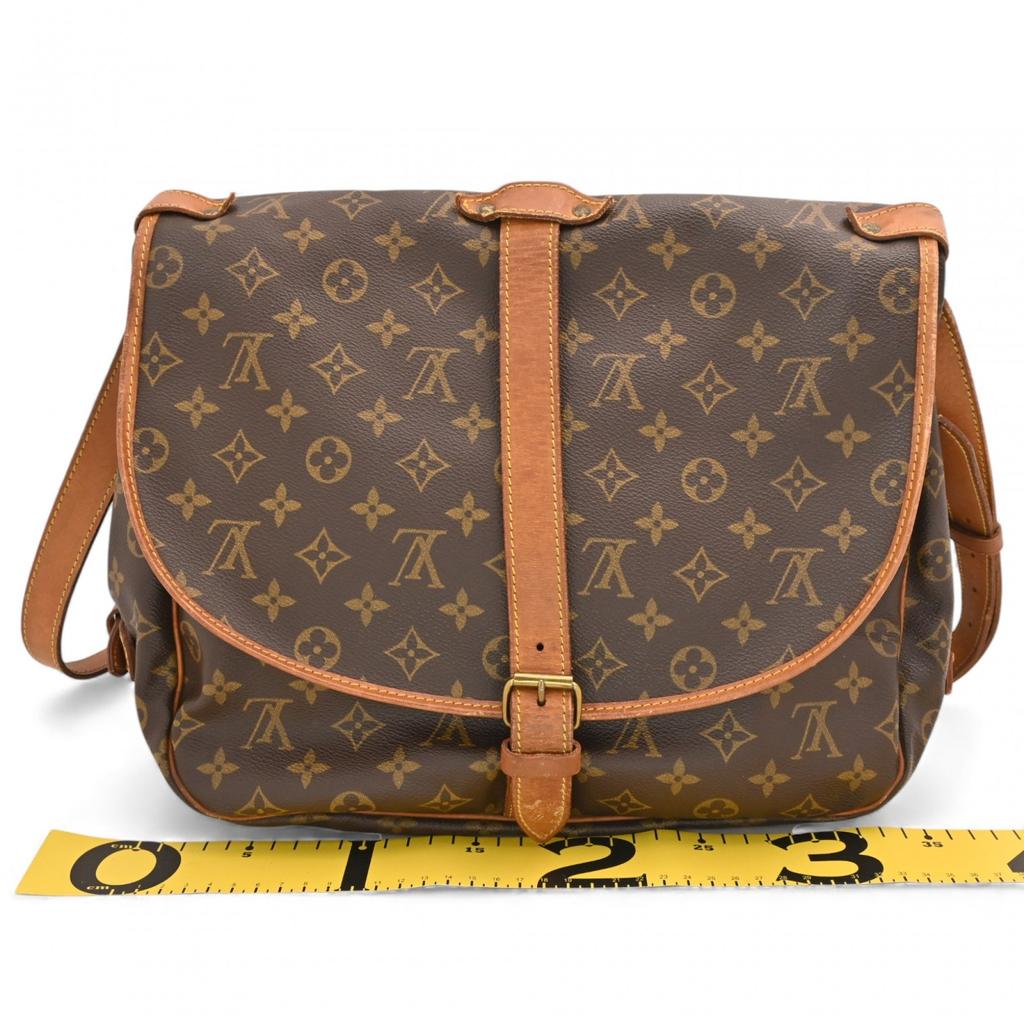 Auth Louis Vuitton Monogram Saumur 35 Shoulder Bag Lv7934jk Used